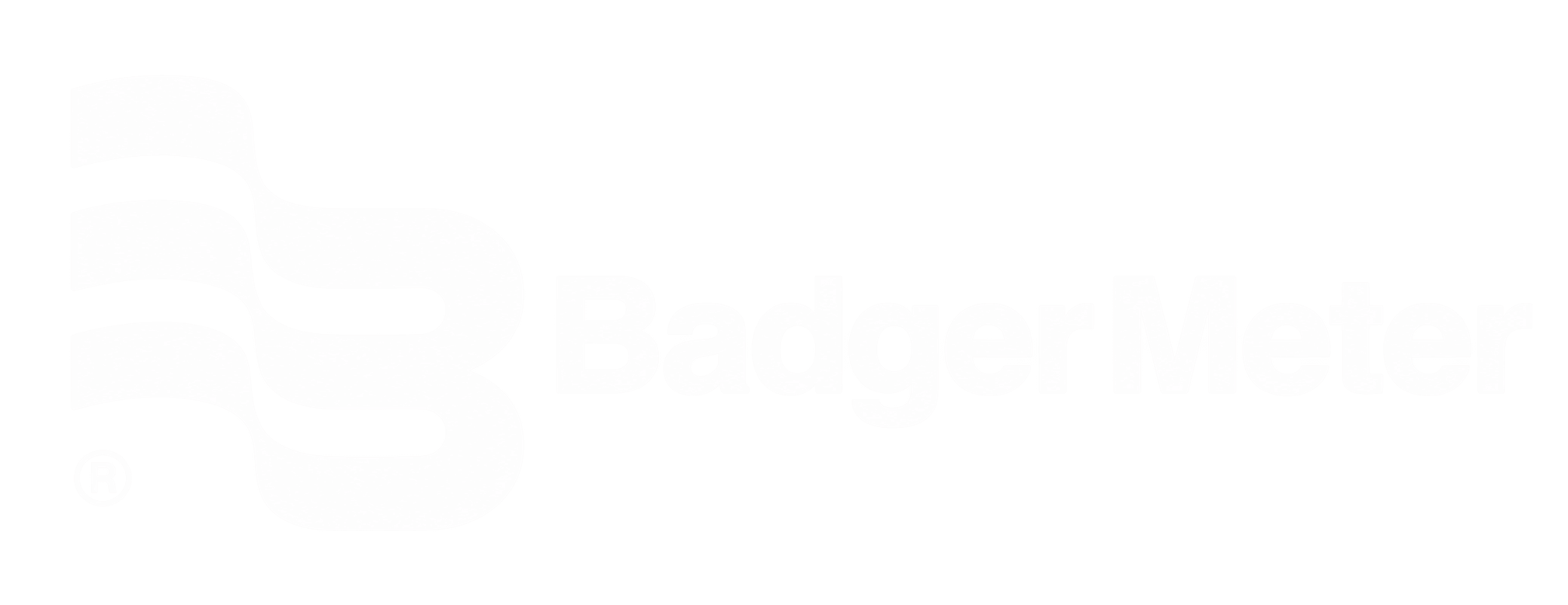 Badger Meter White Logo